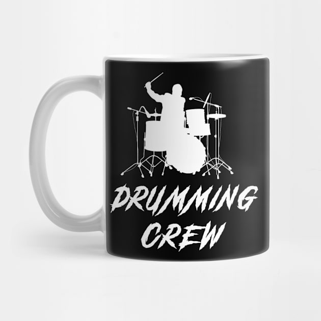 Drum Crew Awesome Tee: Beats and Laughter Unite! by MKGift